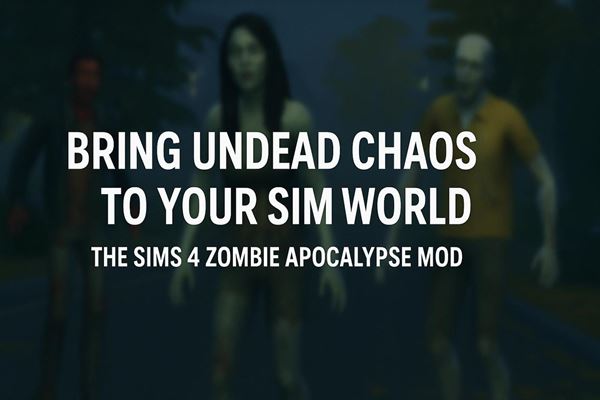 Bring undead chaos to your sim world - sims 4 zombie apocalypse mod