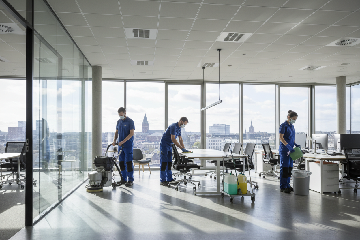 Professionel erhvervsrengøring i Aarhus: Skab et sundt og produktivt arbejdsmiljø